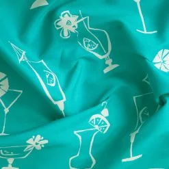 Covington Outdoor Five O'Clock Somewhere Turquoise 56" Fabric -Cheap Fabric Store Covington Outdoor Five OClock Somewhere Turquoise 56 Fabric 4