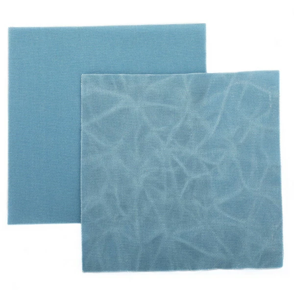 DuraWax™ Light Waxed Canvas Cotton Duck 12 Oz. Steel Blue 57" Fabric 5 DuraWax™ Light Waxed Canvas Cotton Duck 12 Oz. Steel Blue 57" Fabric - Image 3