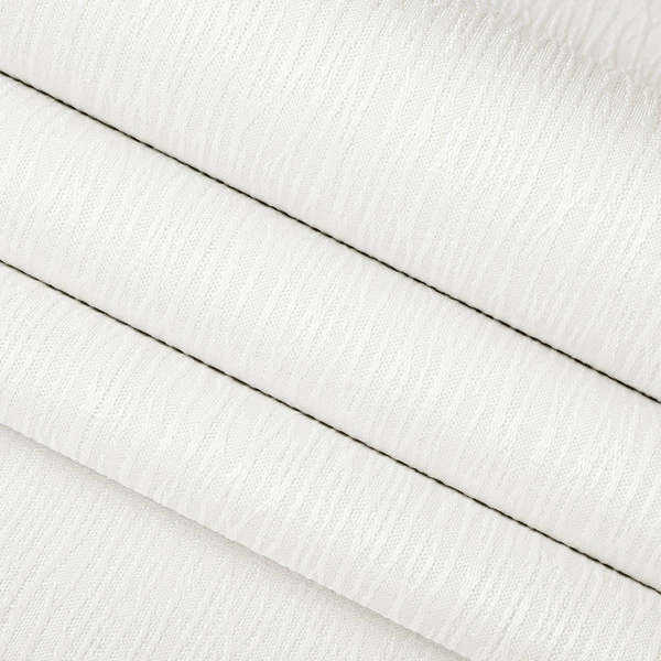 Europatex NYX White 55" Blackout Drapery Fabric 4 Europatex NYX White 55" Blackout Drapery Fabric - Image 2