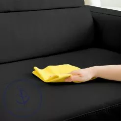 EverSoft™ Indoor/Outdoor Black 54" Vinyl Fabric -Cheap Fabric Store EverSoft Indoor Outdoor Black 54 Vinyl Fabric 95