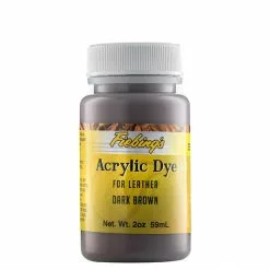 Fiebing's Acrylic Dye For Leather Dark Brown 2 Oz.