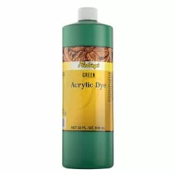 Fiebing's Acrylic Dye For Leather Green 32 Oz.