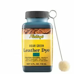 Fiebing's Leather Dye Aqua Green 4 Oz.