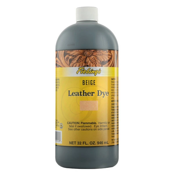Fiebing's Leather Dye Beige 32 Oz. 3 Fiebing's Leather Dye Beige 32 Oz.