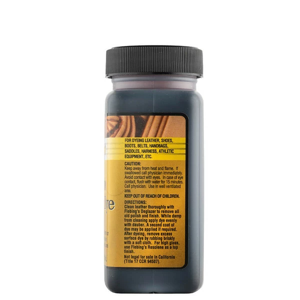 Fiebing's Leather Dye Dark Brown 4 Oz. 4 Fiebing's Leather Dye Dark Brown 4 Oz. - Image 2