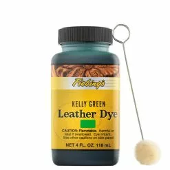 Fiebing's Leather Dye Kelly Green 4 Oz.