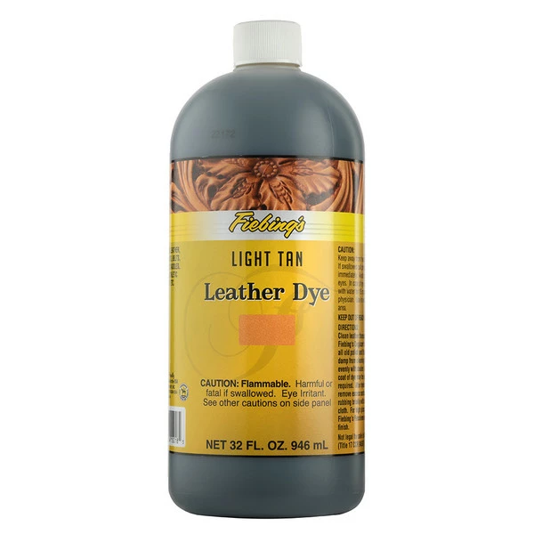 Fiebing's Leather Dye Light Tan 32 Oz. 3 Fiebing's Leather Dye Light Tan 32 Oz.