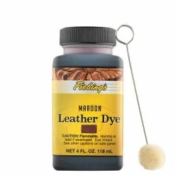Fiebing's Leather Dye Maroon 4 Oz.