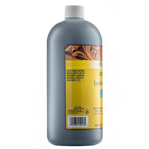 Fiebing's Leather Dye Turquoise 32 Oz. 4 Fiebing's Leather Dye Turquoise 32 Oz. - Image 2
