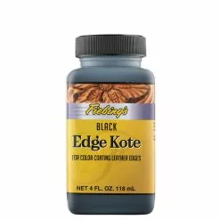 Fiebing's Leather Edge Kote® Black 4 Oz.
