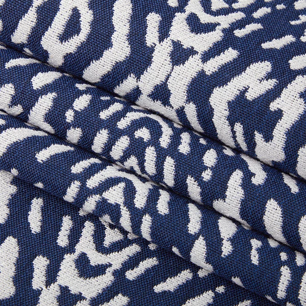 Covington Hilary Farr Outdoor SPF Riff Mediterranean Blue 54" Fabric 4 Covington Hilary Farr Outdoor SPF Riff Mediterranean Blue 54" Fabric - Image 2