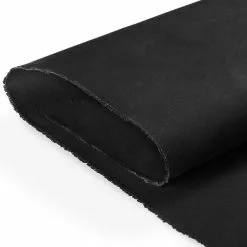 DuraWax™ Light Waxed Canvas Cotton Duck 12 Oz. Black 57" Fabric