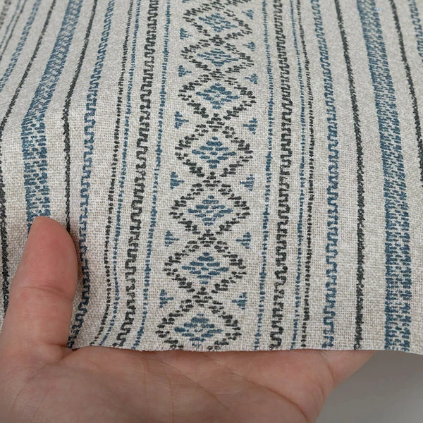 Magnolia Home Bindu Navy 55" Fabric 6 Magnolia Home Bindu Navy 55" Fabric - Image 4