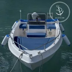 Naugahyde® All American Royal Blue 54" Vinyl Fabric -Cheap Fabric Store Naugahyde All American Royal Blue Vinyl AM37 54 85