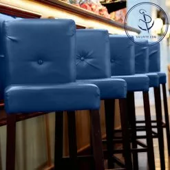 Naugahyde® All American Royal Blue 54" Vinyl Fabric -Cheap Fabric Store Naugahyde All American Royal Blue Vinyl AM37 54 89