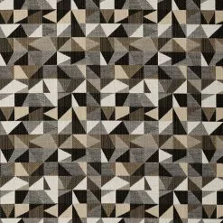 Outdura® Geo Carbon 54" Upholstery Fabric (8803)