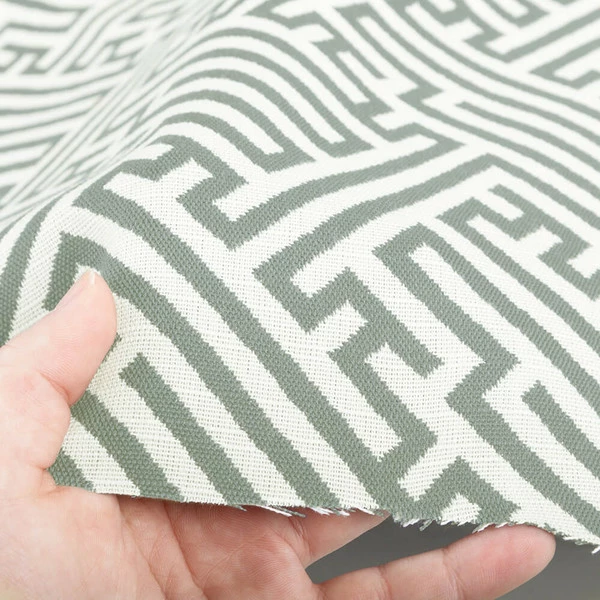 Outdura® Labyrinth Aqua 54" Upholstery Fabric (12002) 5 Outdura® Labyrinth Aqua 54" Upholstery Fabric (12002) - Image 3