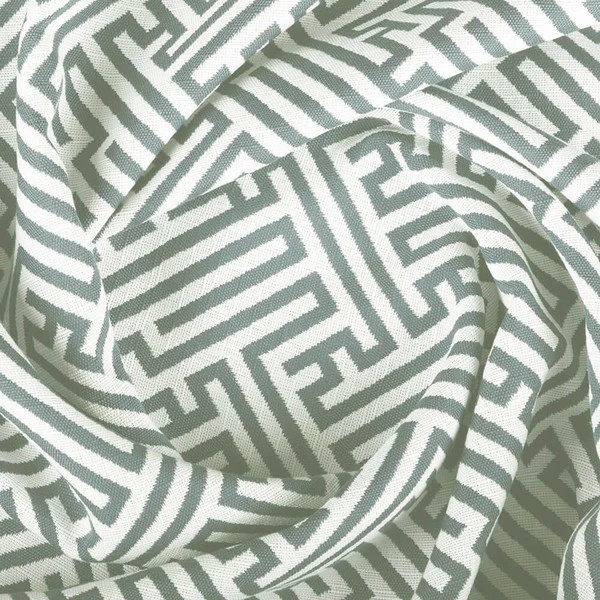 Outdura® Labyrinth Aqua 54" Upholstery Fabric (12002) 7 Outdura® Labyrinth Aqua 54" Upholstery Fabric (12002) - Image 5