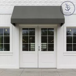 Sunbrella® Marine Grade 4607-0000 Charcoal Tweed 46" Fabric -Cheap Fabric Store Sunbrella 4607 0000 Charcoal Tweed 46 707