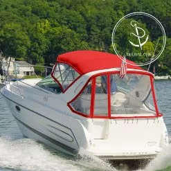 Sunbrella® Marine Grade 4666-0000 Logo Red 46" Fabric -Cheap Fabric Store Sunbrella 4666 0000 Logo Red 46 75