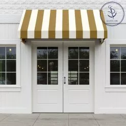 Sunbrella® Awning Stripe 4762-0000 Era Cornsilk 46" Fabric -Cheap Fabric Store Sunbrella 4762 0000 Era Cornsilk 46 Awning Shade Fabric 707