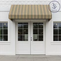 Sunbrella® Awning Stripe 4768-0000 Preston Stone 46" Fabric -Cheap Fabric Store Sunbrella 4768 0000 Preston Stone 46 Awning Shade Fabric 707