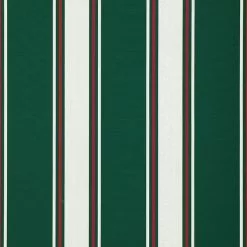 Sunbrella® Awning Stripe 4790-0000 Forest Green Fancy 46" Fabric