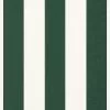 Sunbrella® Awning Stripe 4806-0000 Beaufort Forest Green/Natural 6 Bar 46" Fabric