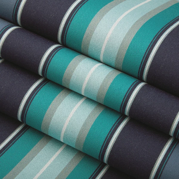 Sunbrella® Awning Stripe 4884-0000 Saxon Cascade 46" Fabric 4 Sunbrella® Awning Stripe 4884-0000 Saxon Cascade 46" Fabric - Image 2