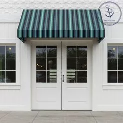 Sunbrella® Awning Stripe 4884-0000 Saxon Cascade 46" Fabric 12 Sunbrella® Awning Stripe 4884-0000 Saxon Cascade 46" Fabric -Cheap Fabric Store Sunbrella 4884 0000 Saxon Cascade 46 Awning Stripe Fabric 707