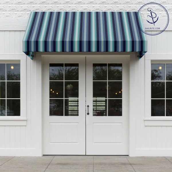 Sunbrella® Awning Stripe 4884-0000 Saxon Cascade 46" Fabric 8 Sunbrella® Awning Stripe 4884-0000 Saxon Cascade 46" Fabric - Image 6