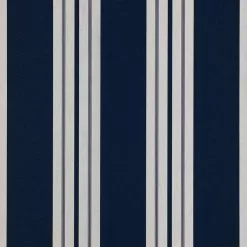 Sunbrella® Awning Stripe 4902-0000 Captain Navy/Natural Classic 46" Fabric