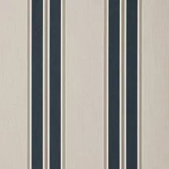 Sunbrella® Awning Stripe 4916-0000 Navy/Taupe Fancy 46" Fabric