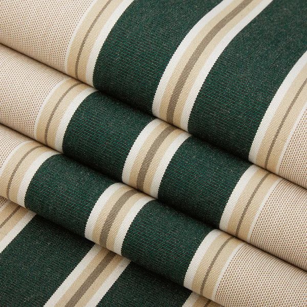 Sunbrella® Awning Stripe 4923-0000 Black Forest Fancy 46" Fabric 4 Sunbrella® Awning Stripe 4923-0000 Black Forest Fancy 46" Fabric - Image 2