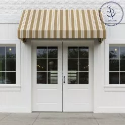 Sunbrella® Awning Stripe 4954-0000 Heather Beige Classic 46" Fabric -Cheap Fabric Store Sunbrella 4954 0000 Heather Beige Classic 46 Signature Series Awning Stripe 707