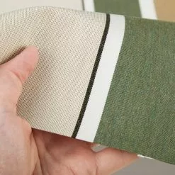 Sunbrella® Awning Stripe 4959-0000 Fern/Heather Beige Block 46" Fabric 11 Sunbrella® Awning Stripe 4959-0000 Fern/Heather Beige Block 46" Fabric -Cheap Fabric Store Sunbrella 4959 0000 Fern Heather Beige Block Stripe 46 Signature Series Awning Stripe 4