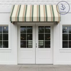 Sunbrella® Awning Stripe 4959-0000 Fern/Heather Beige Block 46" Fabric 13 Sunbrella® Awning Stripe 4959-0000 Fern/Heather Beige Block 46" Fabric -Cheap Fabric Store Sunbrella 4959 0000 Fern Heather Beige Block Stripe 46 Signature Series Awning Stripe 72