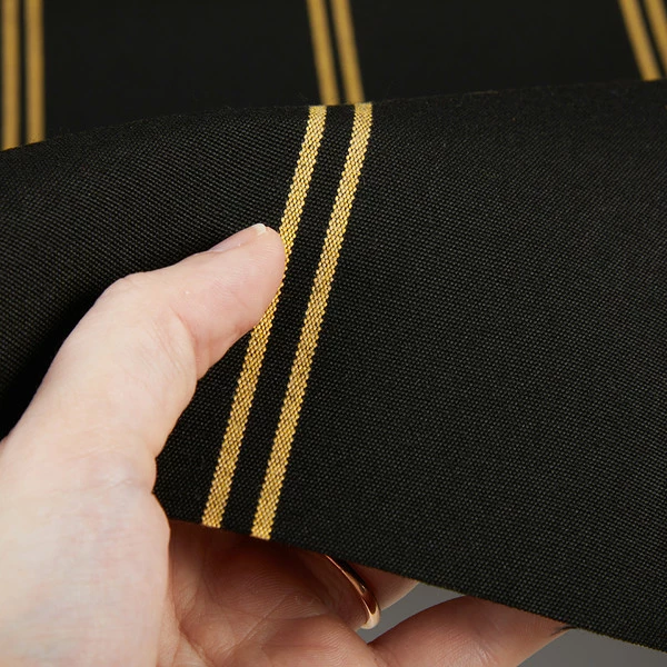 Sunbrella® Awning Stripe 4988-0000 Cooper Black 46" Fabric 6 Sunbrella® Awning Stripe 4988-0000 Cooper Black 46" Fabric - Image 4