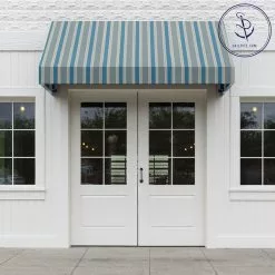 Sunbrella® Awning Stripe 4992-0000 Baycrest Sky 46" Fabric -Cheap Fabric Store Sunbrella 4992 0000 Baycrest Sky Awning Stripe 46 707