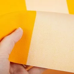 Sunbrella® Awning Stripe 5702-0000 Beaufort Yellow/White 6 Bar 46" Fabric -Cheap Fabric Store Sunbrella 5702 0000 Sunflower Yellow White 6 Bar 46 4
