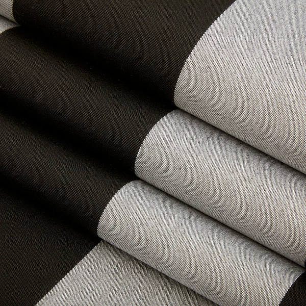 Sunbrella® Awning Stripe 5704-0000 Beaufort Black/White 6 Bar 46" Fabric 4 Sunbrella® Awning Stripe 5704-0000 Beaufort Black/White 6 Bar 46" Fabric - Image 2