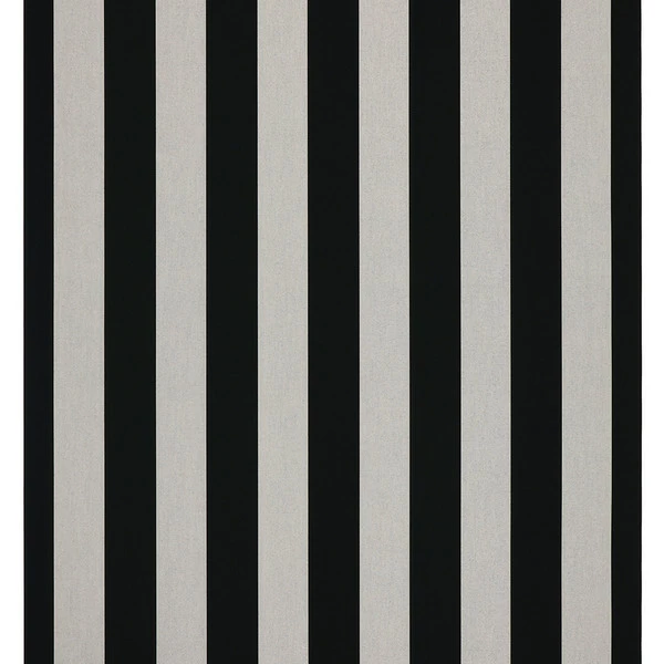 Sunbrella® Awning Stripe 5704-0000 Beaufort Black/White 6 Bar 46" Fabric 5 Sunbrella® Awning Stripe 5704-0000 Beaufort Black/White 6 Bar 46" Fabric - Image 3
