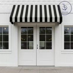 Sunbrella® Awning Stripe 5704-0000 Beaufort Black/White 6 Bar 46" Fabric 12 Sunbrella® Awning Stripe 5704-0000 Beaufort Black/White 6 Bar 46" Fabric -Cheap Fabric Store Sunbrella 5704 0000 Black White 6 Bar Stripe 46 72